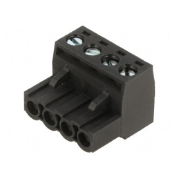 Adaptor Conector EURO 5.08MM 4 Pini Negru | Electronic-mag.ro | Componente Electronice