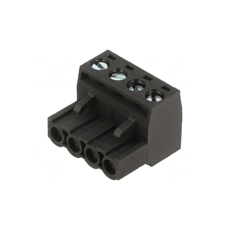 Adaptor Conector EURO 5.08MM 4 Pini Negru | Electronic-mag.ro | Componente Electronice