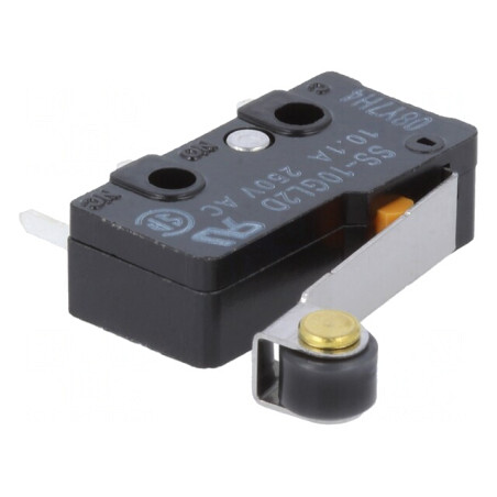 Microîntrerupător cu Manetă și Rulă 10A/250VAC | Electronic-mag.ro | Componente Electronice