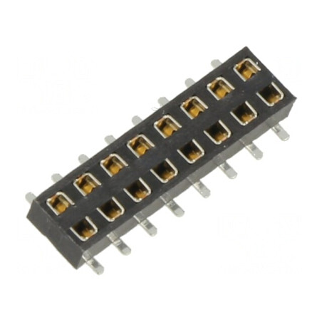 Soclu pini mamă 2mm 16 pini SMT PCB 2A drept | Electronic-mag.ro | Componente Electronice