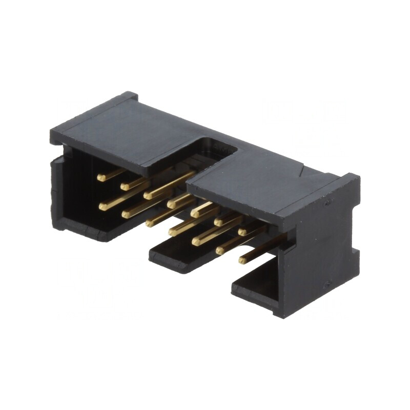 Soclu IDC Tată 14-PIN 2x7 THT 2,54mm Aurit | Electronic-mag.ro | Componente Electronice