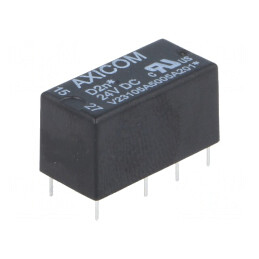 Releu electromagnetic DPDT 24VDC 3A PCB | Electronic-mag.ro | Componente Electronice