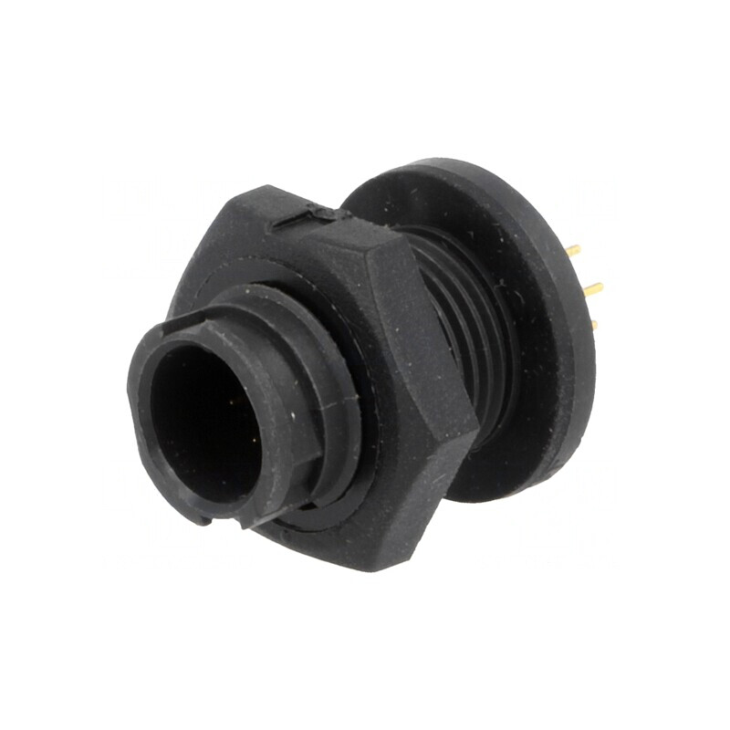Conector Circular EN2 Soclu THT Montare Panou | Electronic-mag.ro | Componente Electronice