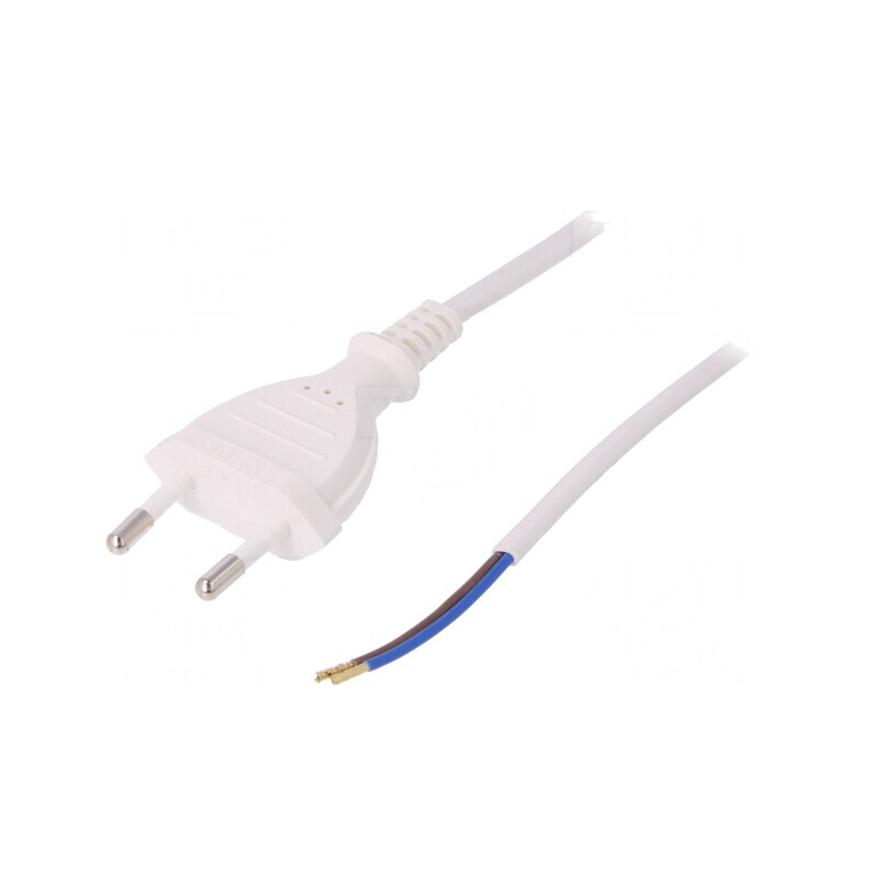 Cablu Electric 2x0,5mm2 PVC 2m Alb 2,5A | Electronic-mag.ro | Componente Electronice Cablu Electric 2x0,5mm2 PVC 2m Alb 2,5A | Electronic-mag.ro | Componente Electronice
