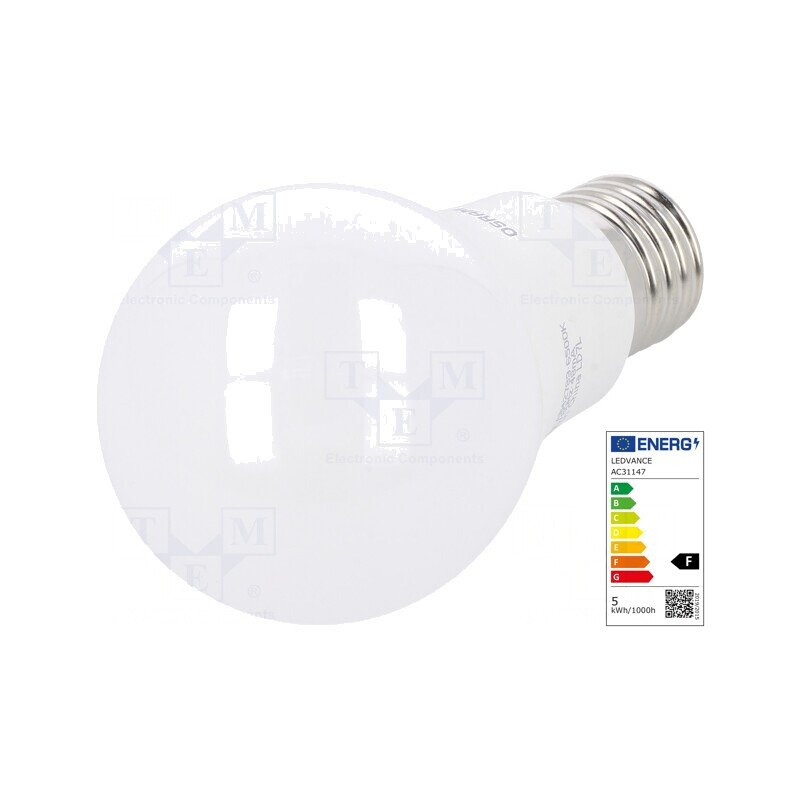 Lampă LED E27 6W 6500K 500lm Alb Rece | Electronic-mag.ro | Componente Electronice