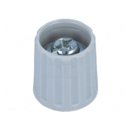 Buton Rotativ Poliamidă 6mm Gri 15mm | Electronic-mag.ro | Componente Electronice