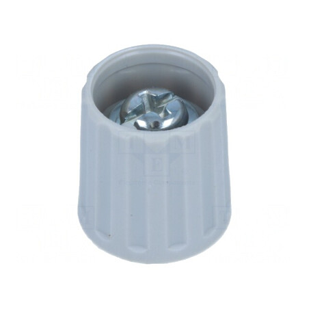 Buton Rotativ Poliamidă 6mm Gri 15mm | Electronic-mag.ro | Componente Electronice