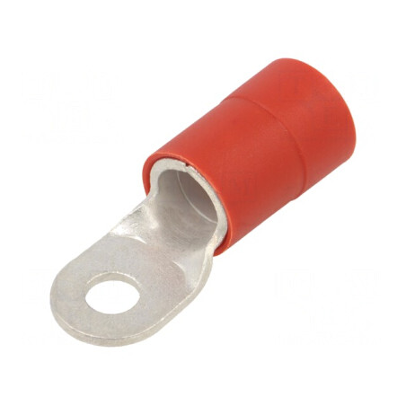 Vârf Inelar Crimpat Izolat Roșu M10 Ø11mm 95mm2 | Electronic-mag.ro | Componente Electronice