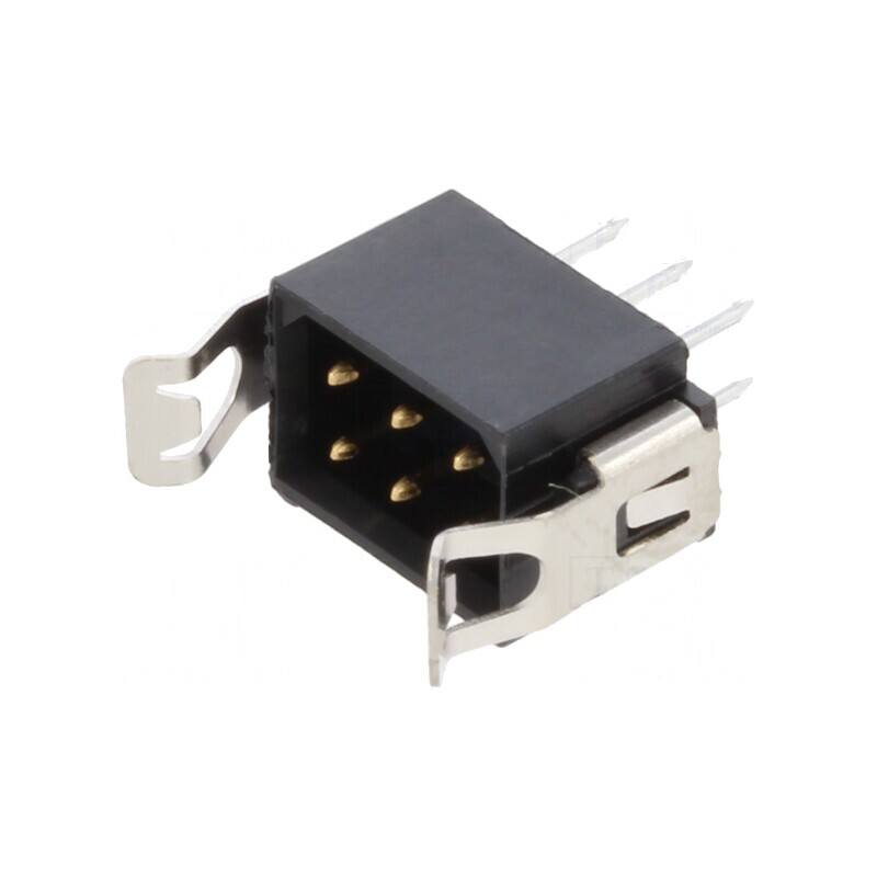 Soclu PCB-cablu Datamate L-Tek 2mm 6 PIN THT 800V | Electronic-mag.ro | Componente Electronice
