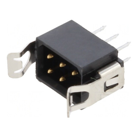 Soclu PCB-cablu Datamate L-Tek 2mm 6 PIN THT 800V | Electronic-mag.ro | Componente Electronice