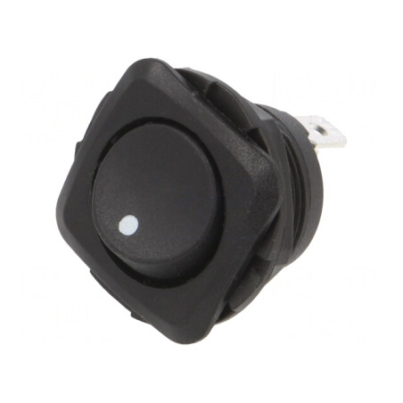 Rocker Switch SPST ON-OFF 10A 28VDC Negru | Electronic-mag.ro | Componente Electronice