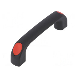 Manetă poliamidă neagră 34mm 120mm 18mm | Electronic-mag.ro | Componente Electronice