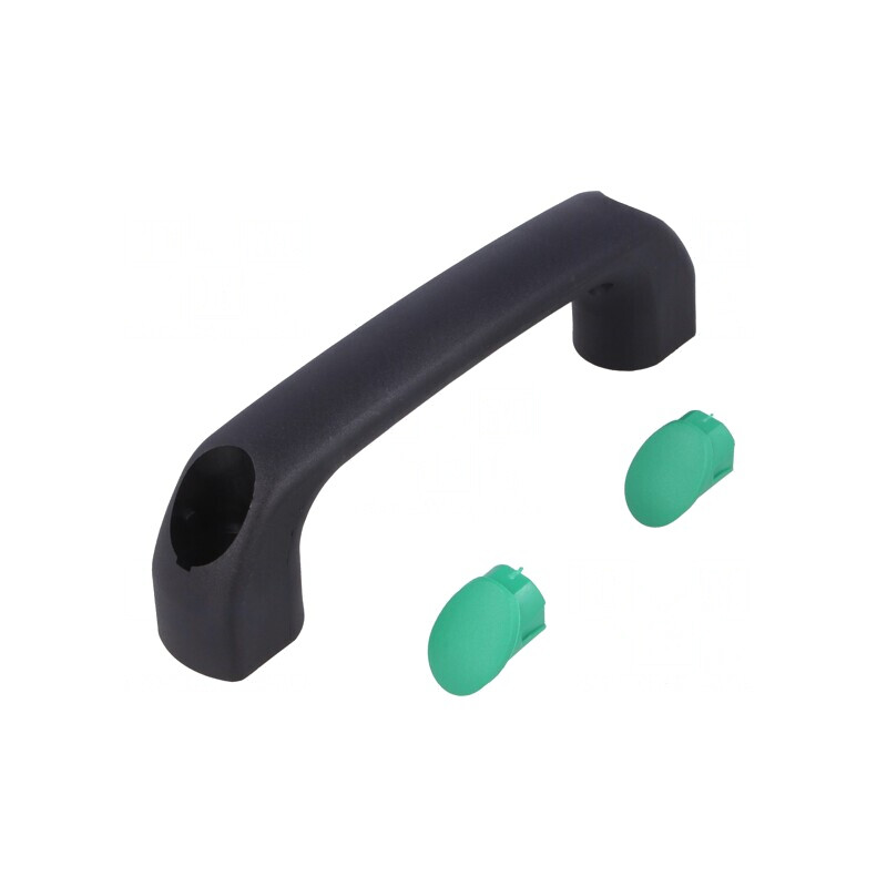 Manetă Poliamidă Neagră 34mm x 120mm x 18mm | Electronic-mag.ro | Componente Electronice