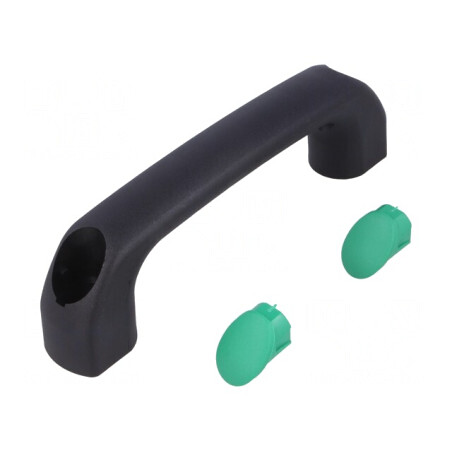 Manetă Poliamidă Neagră 34mm x 120mm x 18mm | Electronic-mag.ro | Componente Electronice