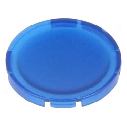 Lentilă Buton 22mm RMQ-Titan Albastră | Electronic-mag.ro | Componente Electronice
