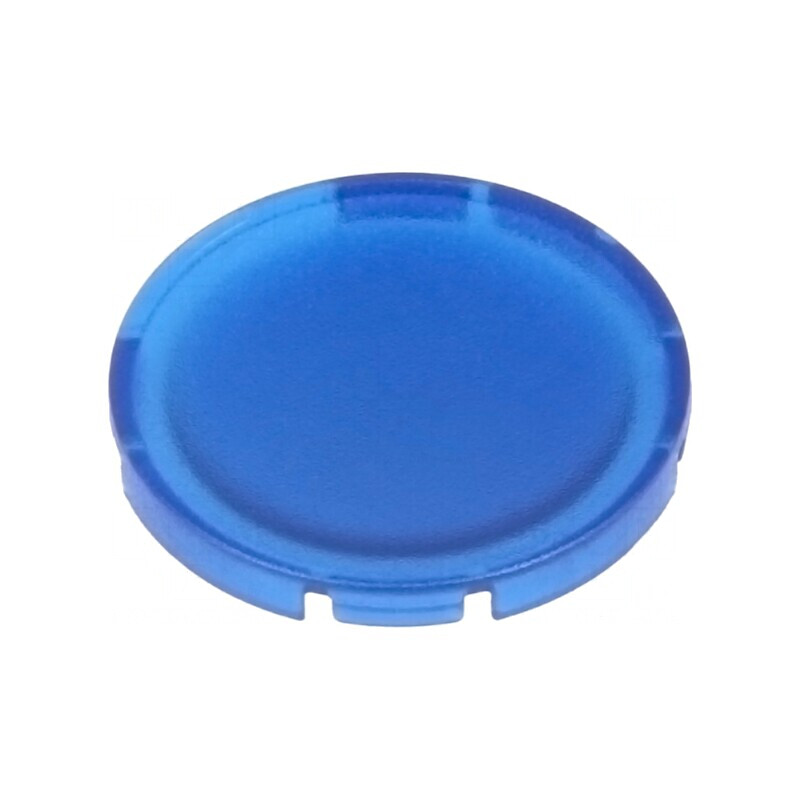Lentilă Buton 22mm RMQ-Titan Albastră | Electronic-mag.ro | Componente Electronice