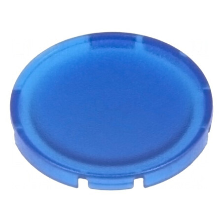 Lentilă Buton 22mm RMQ-Titan Albastră | Electronic-mag.ro | Componente Electronice