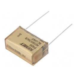 Condensator de Hârtie X2 220nF 275VAC 25,4mm ±20% | Electronic-mag.ro | Componente Electronice