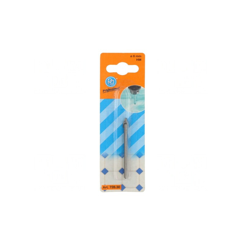 Burghiu 6mm pentru sticlă și ceramică | Electronic-mag.ro | Componente Electronice