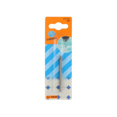 Burghiu 6mm pentru sticlă și ceramică | Electronic-mag.ro | Componente Electronice