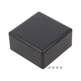 Carcasă Universală ABS Neagră 71x71x37mm | Electronic-mag.ro | Componente Electronice