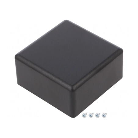 Carcasă Universală ABS Neagră 71x71x37mm | Electronic-mag.ro | Componente Electronice
