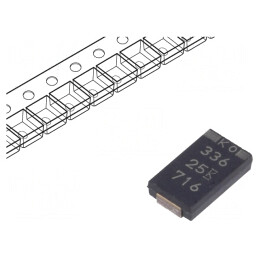 Condensator Tantal Polimer 18uF 50V SMD | Electronic-mag.ro | Componente Electronice
