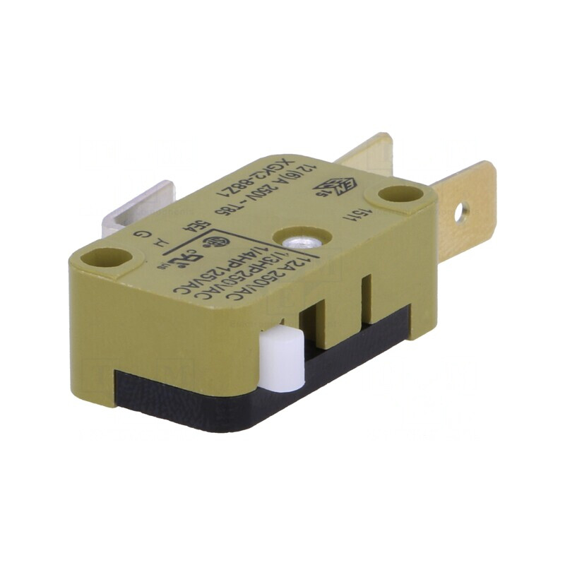 Microîntrerupător SNAP ACTION 12A/250VAC SPDT | Electronic-mag.ro | Componente Electronice