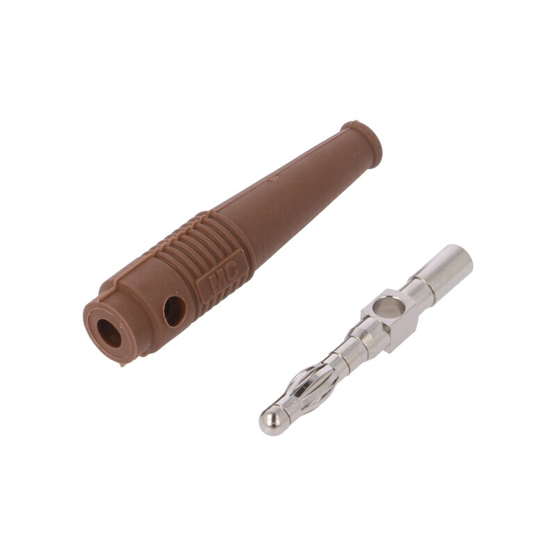 Mufă banană 4mm 32A maro neizolat cu soclu transversal | Electronic-mag.ro | Componente Electronice Mufă banană 4mm 32A maro neizolat cu soclu transversal | Electronic-mag.ro | Componente Electronice