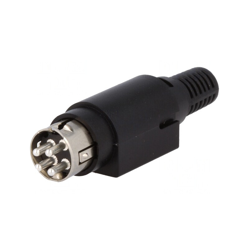 Mufă Alimentare DC R7B Tată PIN 4 Lipire 6.5mm | Electronic-mag.ro | Componente Electronice