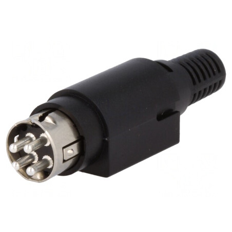 Mufă Alimentare DC R7B Tată PIN 4 Lipire 6.5mm | Electronic-mag.ro | Componente Electronice