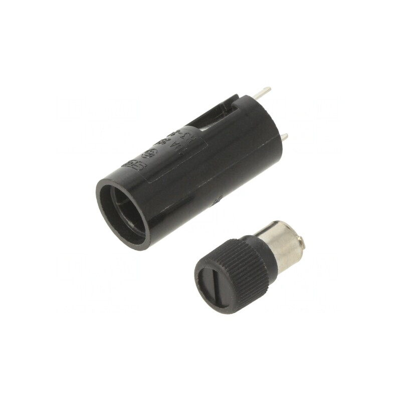 Clemă Siguranțe Cilindrice 5x20mm 10A Termoplast | Electronic-mag.ro | Componente Electronice