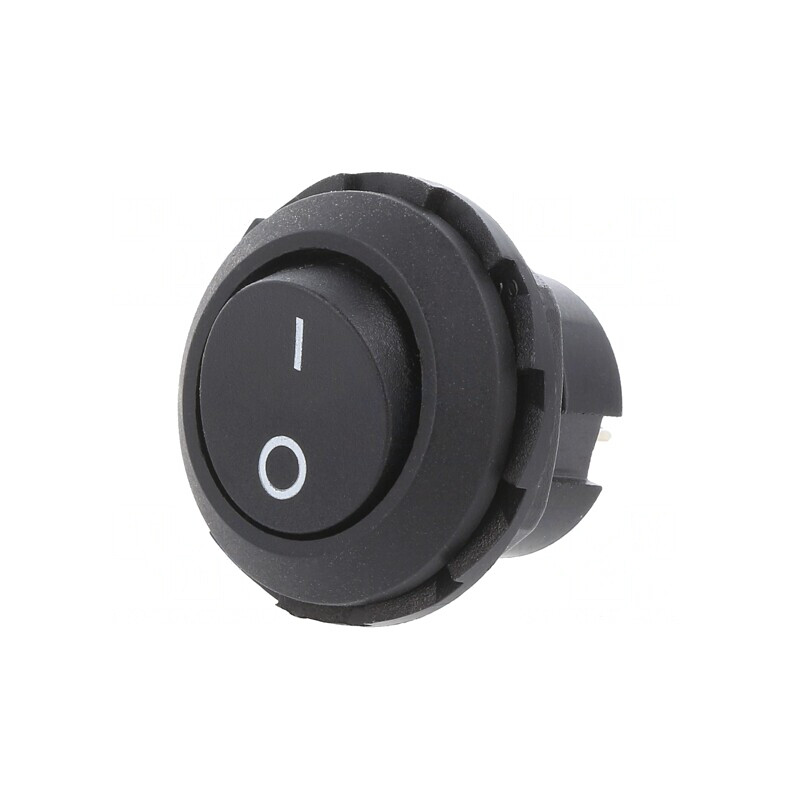Comutator Rocker ON-OFF 6A/250V Negru | Electronic-mag.ro | Componente Electronice