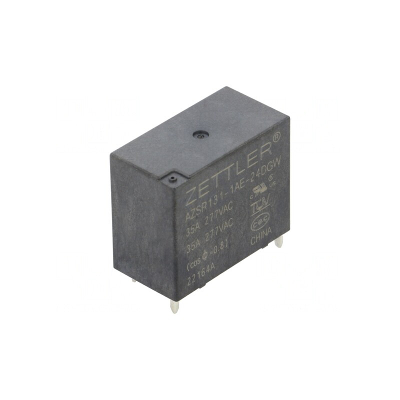 Releu Electromagnetic SPST-NO 24VDC 35A | Electronic-mag.ro | Componente Electronice