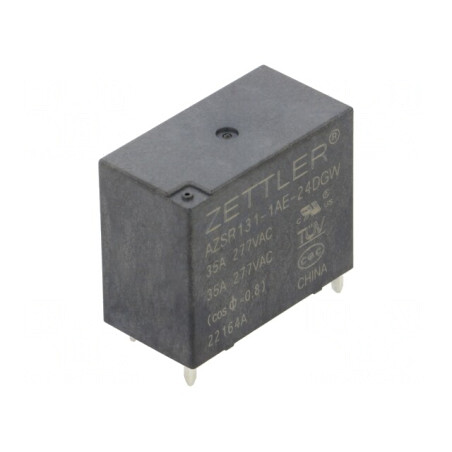 Releu Electromagnetic SPST-NO 24VDC 35A | Electronic-mag.ro | Componente Electronice