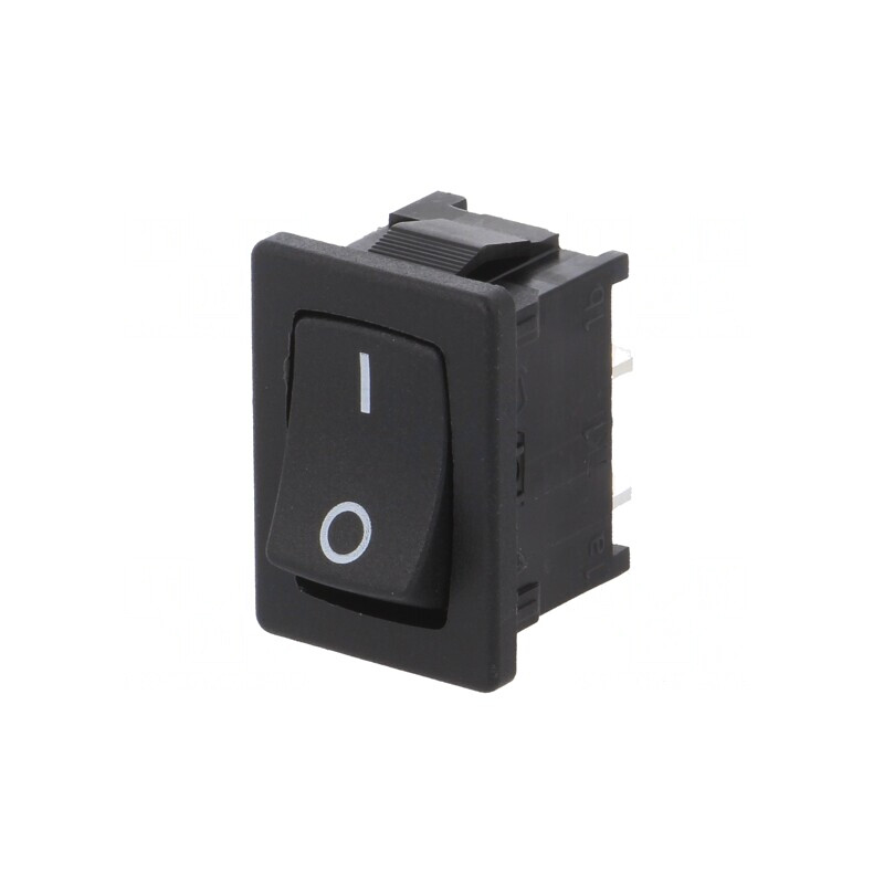 Întrerupător Balansoar ON-OFF 10A 250V Negru IP40 | Electronic-mag.ro | Componente Electronice