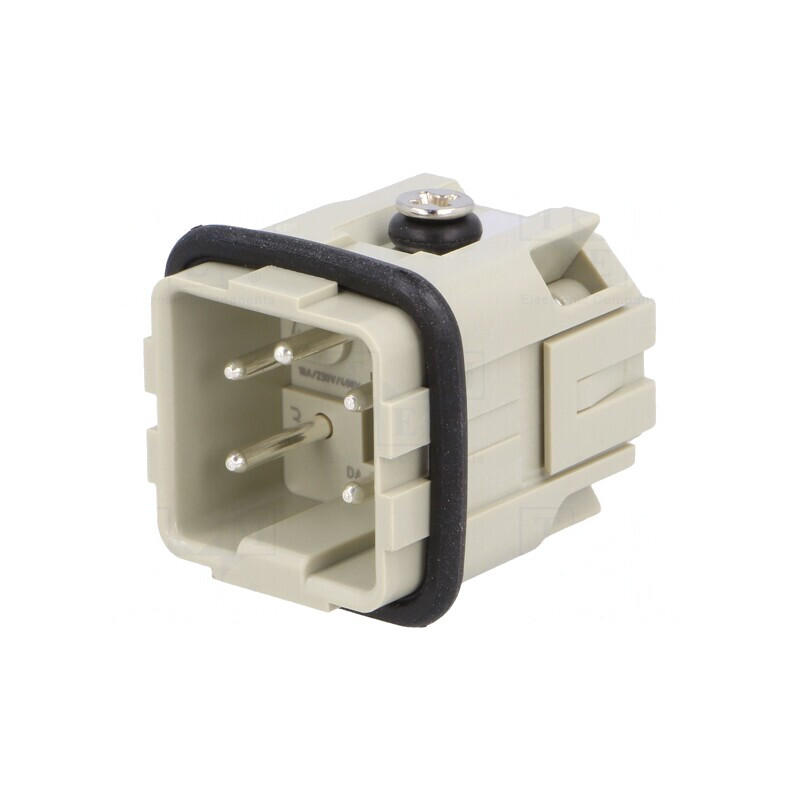 Conector HDC Inserturi Contact Tată 5 4 PE 10A | Electronic-mag.ro | Componente Electronice