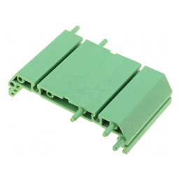 Mâner pentru Șină DIN 72x45mm Verde | Electronic-mag.ro | Componente Electronice