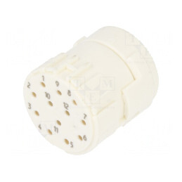 Conector M23 PIN 12 Mamă pe Cablu 8A | Electronic-mag.ro | Componente Electronice
