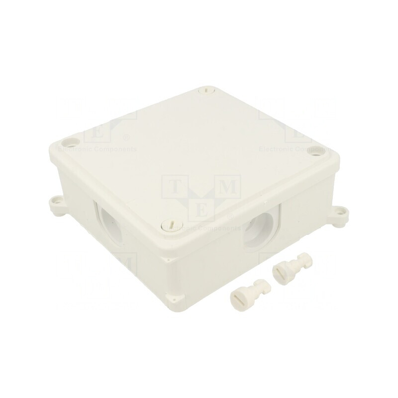 Cutie de conexiuni perete 125x125x45mm | Electronic-mag.ro | Componente Electronice