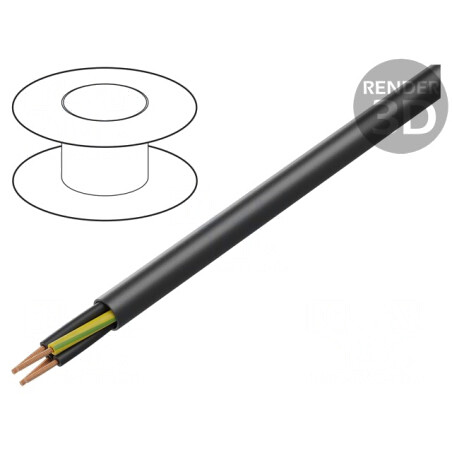 Cablu Electric BiT 1000 H 4G1.5mm2 Neecranat Negru 600V-1kV | Electronic-mag.ro | Componente Electronice