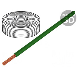 Cablu Electric Verde Cupru PVC 1x2,5mm² 450V 750V