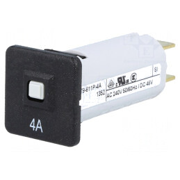 Întrerupător de Supracurent 4A 240VAC 48VDC SPST | Electronic-mag.ro | Componente Electronice