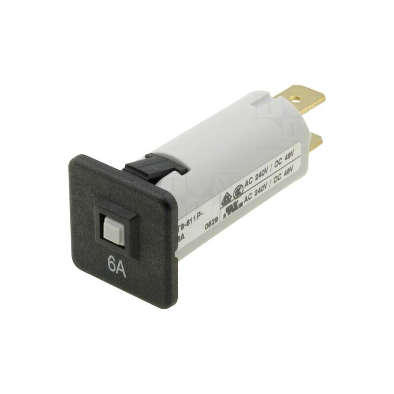 Întrerupător de Supracurent 6A 240VAC 48VDC SPST | Electronic-mag.ro | Componente Electronice Întrerupător de Supracurent 6A 240VAC 48VDC SPST | Electronic-mag.ro | Componente Electronice