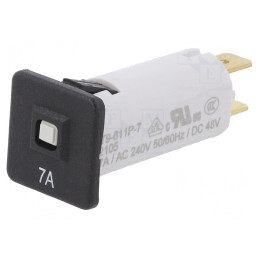 Întrerupător Supracurent 7A 240VAC 48VDC SPST | Electronic-mag.ro | Componente Electronice