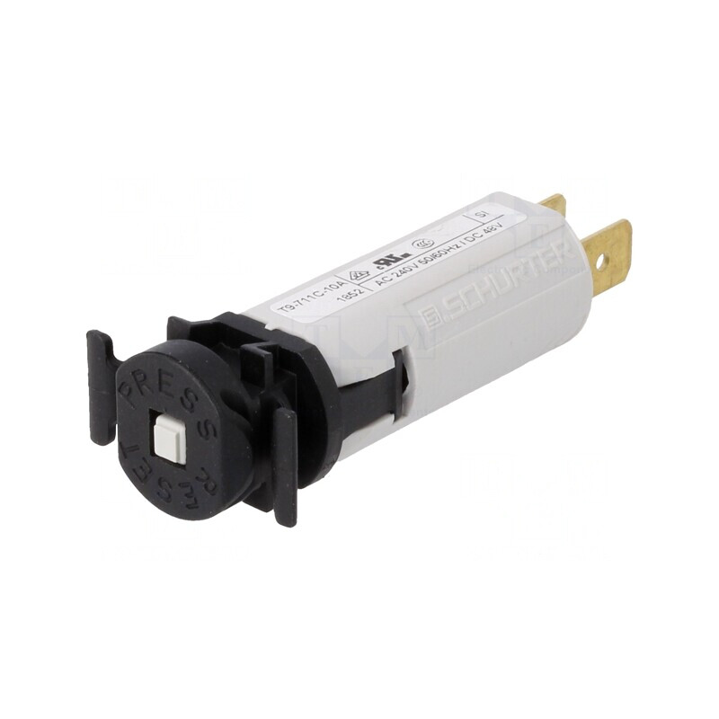 Întrerupător de Supracurent 240VAC 48VDC 10A SPST MCB | Electronic-mag.ro | Componente Electronice