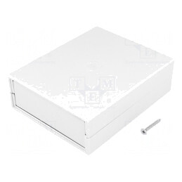 Carcasă ABS gri cu panou 91x111x35 mm | Electronic-mag.ro | Componente Electronice