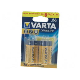 Baterii alcaline 1,5V AA nereîncărcabile set 6 bucăți | Electronic-mag.ro | Componente Electronice