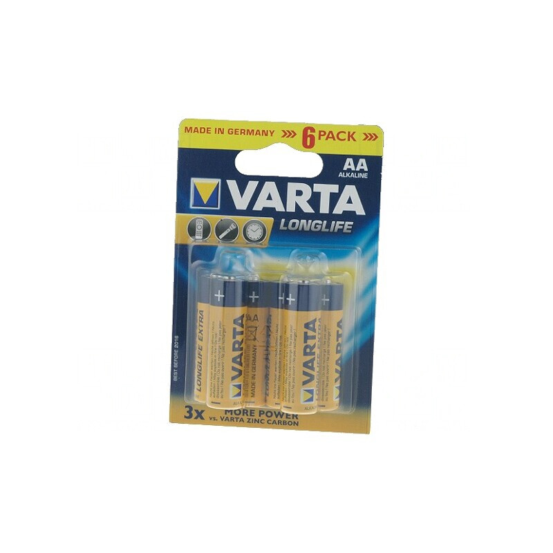 Baterii alcaline 1,5V AA nereîncărcabile set 6 bucăți | Electronic-mag.ro | Componente Electronice