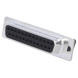Conector D-Sub 25-Pini Mamă pe Cablu 38,4mm | Electronic-mag.ro | Componente Electronice